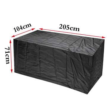 Outdoor Furniture Cover Waterproof Rectangular Table Protective Cover  (SIZE: #1)