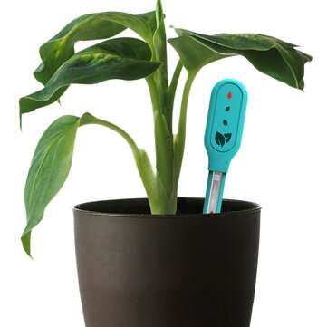 Outdoor Indoor Plants Soil Hygrometer Sensor Garden Plant Water Moisture Ligh... (COLOR: LIGHTGREEN)