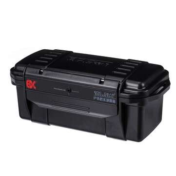 Outdoor Sponge Storage Carry Box Container Shockproof 100% Waterproof Plastic Car... (COLOR.: BLACK)