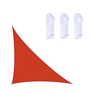 Outdoor Sun Shelter Shade Sail Picnic Canopy Rain Camping Tent Waterproof Sunscreen ... (COLOR: RED)