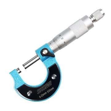 Outer Diameter Micrometer 0-25 50 75 100 mm High Precision 0.001 Spiral... (MEASURING RANGE: 0-25MM)