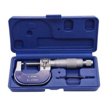 Outer Diameter Micrometer 0-25mm Measuring Caliper 0.01mm Accuracy Measuring Tools Metal Spiral Micr