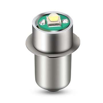 P13.5S LED Flashlight Replacement Bulb 3W Spot Torch Work Light Lamp DC 3V-24V White (VOLTAGE: 3.0V)