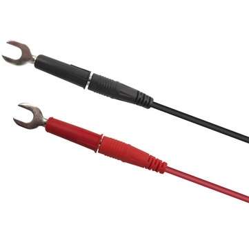 P1041B 6 in 1 1M 4mm Banana to Banana Plug Test Lead kits Alligator Clip Clamps to 6mm U-type Plug R