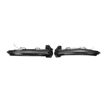 Pair Dynamic Mirror Turn Signal Light Indicator For Audi B9 A4 A5 S4 S5 RS4 RS5 (COLOR: WHITE)