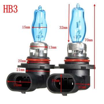 Pair H4/H7/H7/H8/H11/9005/9006 White 100W Driving HOD Xenon Bulb Lamp Headlight (TYPE: 9005)