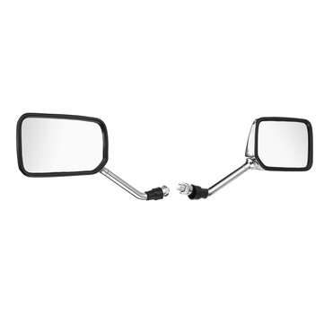 Pair Motorcycle Handlebar Rearview Side Mirror For Honda CB400/CB750/CB1000/CB1300 (COLOR.: SLIVER)