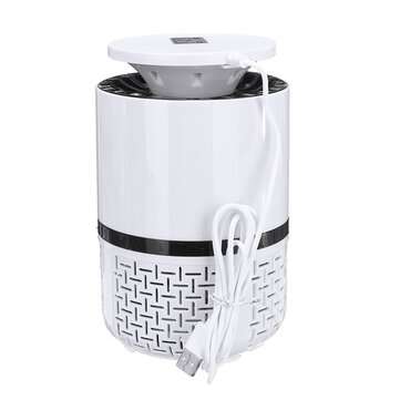 Photocatalytic Mosquito Killer Mute Mosquito Lamp USB Light Fly Repellent LED Mos... (COLOR.: WHITE)