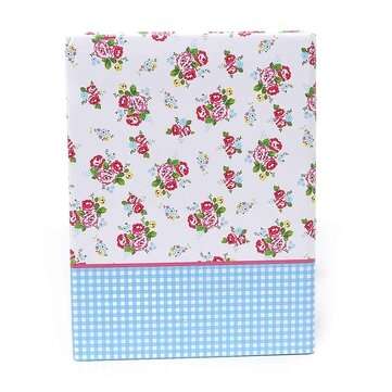 Photo Album Flower Cover Insert type For Collecting Photos (COLOR.: WHITE)