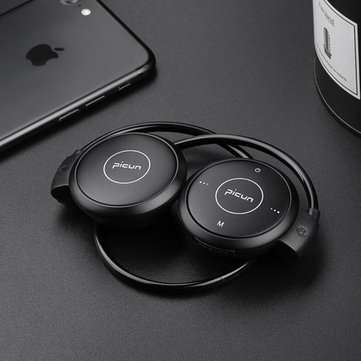 Picun T6 Mini Sport bluetooth Earphone Noise Cancelling Waterproof Sweatpr... (COLOR.: BLACK&SILVER)