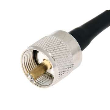 PL259 Antenna Connector Coaxial Extend Cord Cable SO239 5M 16ft for Car Radio Walkie Talkie MP320 MP