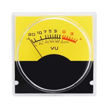 Pointer Meter Amplifier VU Table DB Table Level Meter Pressure Gauge with White LED Backlight