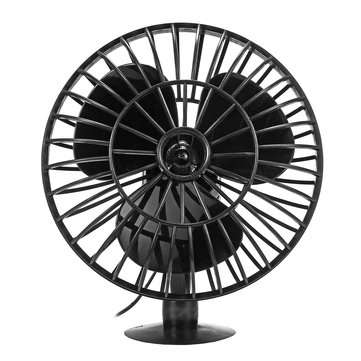 Portable 12V DC Electric Oscillating Car Cooler Fan Clip Switch Outdoor Camping