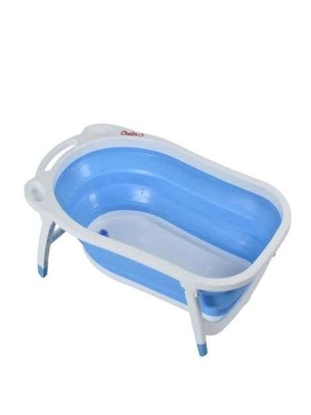 Portable Baby Inflatable Bathtub Thickening Folding Washbowl Tub-Pink/Blue (COLOR: PINK)