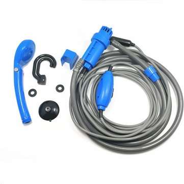 Portable Car Washer DC 12V Camping Shower Car Shower Washer Set Electric Pump Sprayer For Outdoor Ca