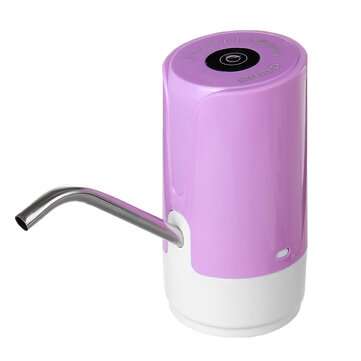 Portable Electric Auto USB Water Dispenser Bottle Button Switch Drinking Pump (COLOR1: PURPLE)