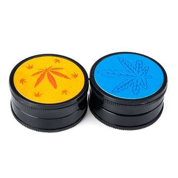 Portable Style Acrylic Plastic Smoking Weed Grinder Herb Spice Crusher Hand Muller (COLOR3: ORANGE)