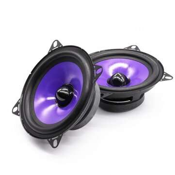 Puzu PZ-F4001 4 Inch 70W Full Range Frequency Car Audio Speaker Heavy Mid-bass Ult... (COLOR: BLACK)