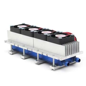 Quad Core TEC1-12706 Thermoelectric Peltier Cooling Equipment Air Refrigeration DIY Radiator