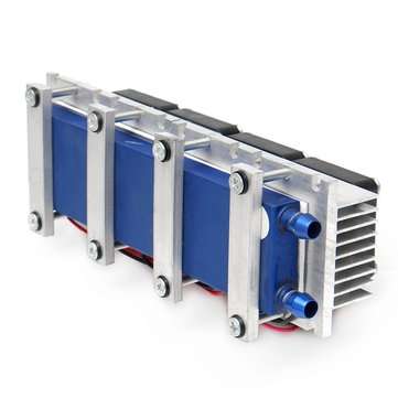 Quad Core TEC1-12706 Thermoelectric Peltier Cooling Equipment Air Refrigeration DIY Radiator
