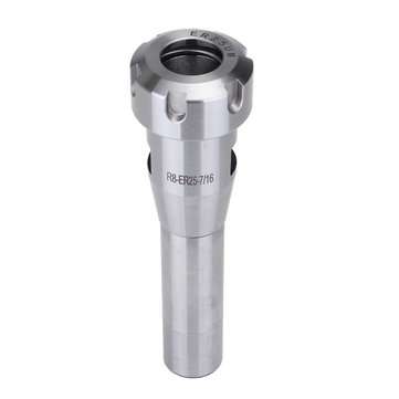 R8-ER25-7/16 Collet Chuck Holder Straight Shank Extension ER25 Wrench CNC Arbor