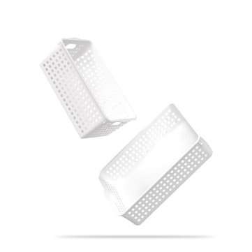 QUANGE SN050101 2PCS Home Storage Baskets Desktop Storage Box High Quality Storage Org... (SIZE.: M)