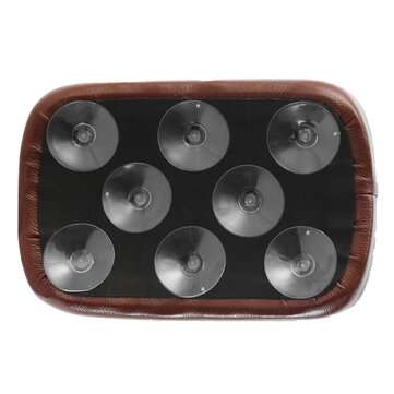 Rear Passenger Pillion Seat Cushion Pad 6/8 Suction Cups For Harley Cruiser Chopper (NO.: 008)