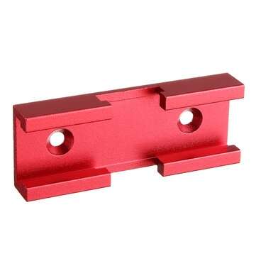 Red 80mm Aluminum Alloy Miter T-Track Connector Nut Slider DIY Woodworking Tool
