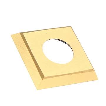 RED ARROW 10PCS 14mm Square Wood Carbide Inserts Titanium Plating Replacement for Wood Turning Tool