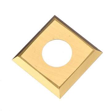 RED ARROW 10PCS 14mm Square Wood Carbide Inserts Titanium Plating Replacement for Wood Turning Tool