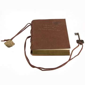 Retro Leather Classic String Key Blank Diary Journal Notebook