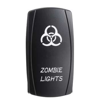 Rocker Switch LED Light Bar On-Off 6 Pins 12-24V Car Truck Boat 11 Sizes (SIZE: #1)