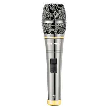 RITASC W69 Wired Microphone for Conference Teaching Karaoke (COLOR.: GOLD)