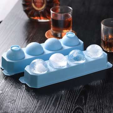 Round Ice Tray Mould Drink Ice Cube Mould (COLOR: BLUE)