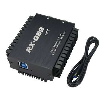 RX888 ADC SDR Receiver Radio 1KHz-1.8GHz 16Bit Direct Sampling 32Mhz HF UHF VHF USB3.0 HDSDR
