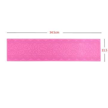 Silicone Cake Lace Mats Mold Fondant Cake Decorating Tools Wedding Flower Embossing Mould