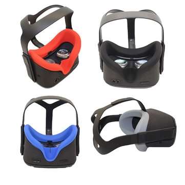 Silicone Face Mask Sweat-proof Replacement Eye Mask For Oculus Quest for Rifts VR G... (COLOR: BLUE)