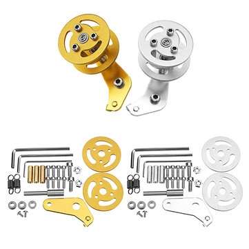 Silver/Gold  Right Type Shock Absorber Tank Load-Bearing Wheels with Hanging Acc... (COLOR.: SILVER)
