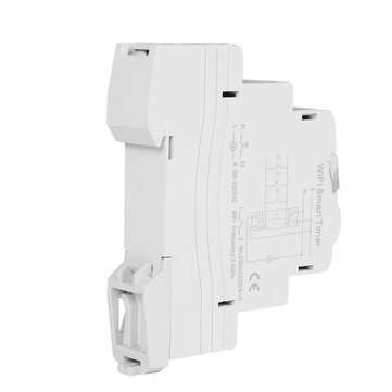 SINOTIMER TM609 Home Smart 18mm 1P WiFi Remote APP Control Circuit Breaker Timing Switch Staircase T