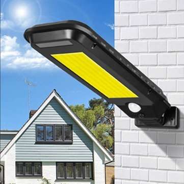 Solar Power 100/210 COB LED Street Light Outdoor Gradent Path Wall Lamp Wa... (LED QUANTITY: 100COB)