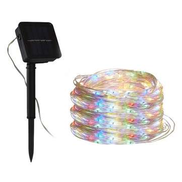 Solar String Light 300 LED 8 Modes Copper Wire Lights Solar Powered... (LIGHT COLOR: COLOURFULLIGHT)