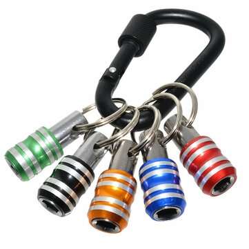 Stainless Steel Socket Extension Rod Hand Tool Combination 1/4 Batch Head Quic... (COLOR.: COLORFUL)