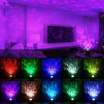 Starry Sky Light Smart WiFi Galaxy Projector Night Light Alexa APP Control 10-Color Music Player Blu