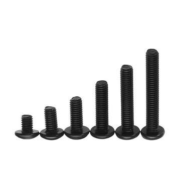 Suleve M3CH2 M3 Carbon Steel Allen Bolt 4-20mm Button Head Hex Socket Cap Screw Bolt Metric 120pc