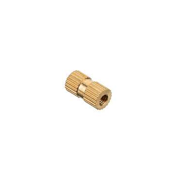 Suleve M3BN5 150Pcs M3 Knurled Brass Threaded Insert Nut Female Thread Embedment Nuts Assortment