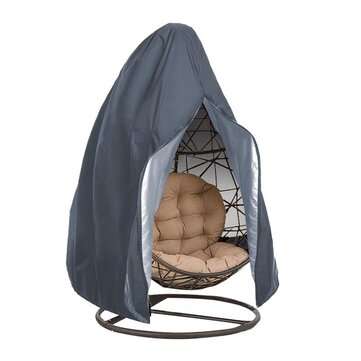 Swing Chiar Cover Patio Cover Lightweight Waterproof Swing Dust S... (SIZE: 115*190CM | COLOR: GREY)