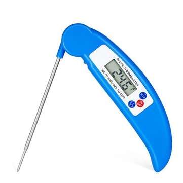TAISHEN TS-90 Folding Food Thermometer Quick Temperature Measurement Automatic Shut... (COLOR: BLUE)