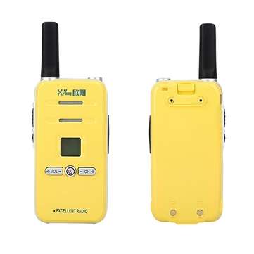 ThinkYoung XY-519 Walkie Talkie 400-480MHz 5W Power/3000mAh ... (PLUG MODE: USPLUG | COLOR.: YELLOW)