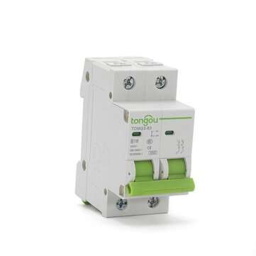 Tongou TOMG3-63 2P 3A-63A AC 110V/230V/400V 4.5KA 50/60HZ Type B Household Air Swi... (CURRENT: 40A)