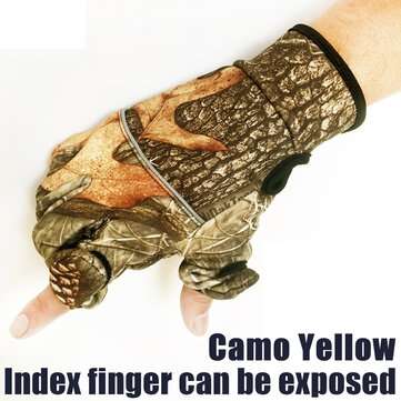 Touch  Screen Glove Winter Warm Riding Gloves PU Anti-slip Thermal Riding Adj... (SIZE: L | TYPE: 2)